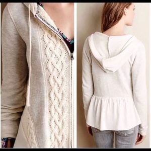 Anthro Saturday Sunday zip up sweater